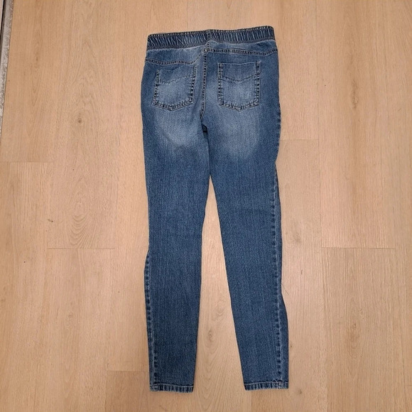 Wendy Bellissimo Maternity Distressed Medium Wash Skinny Jeans Size S - Picture 2 of 7